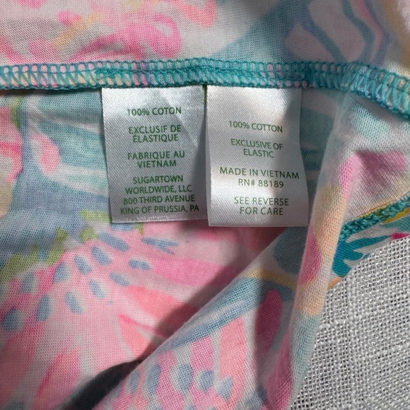 Lilly Pulitzer L‎ Maleka Maxi Dress Tropical Punch Floral Smocked Adjustable Tie - Picture 6 of 12